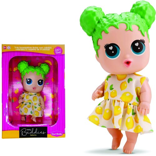 BONECA BABY BUDDIES SABORES LIMAO