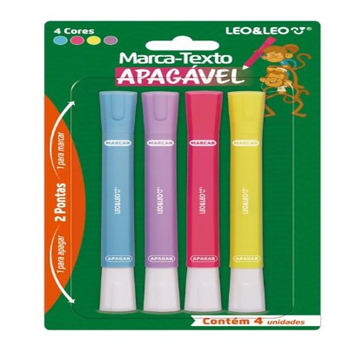 MARCA TEXTO APAGAVEL COLOR C/4 - 94143 9