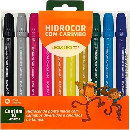 HIDROCOR E CARIMBO ESTOJO C/ 10 - 72710
