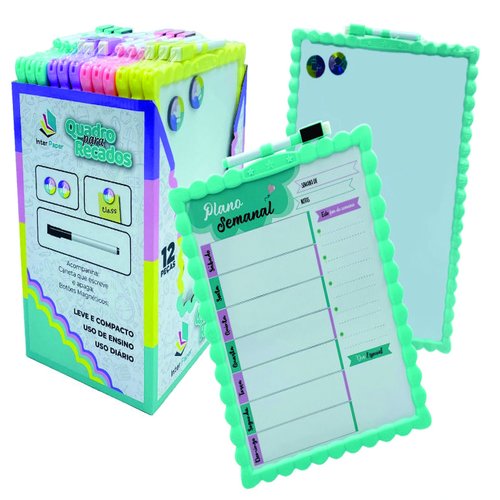 QUADRO PARA RECADOS DE PLASTICO PP. META