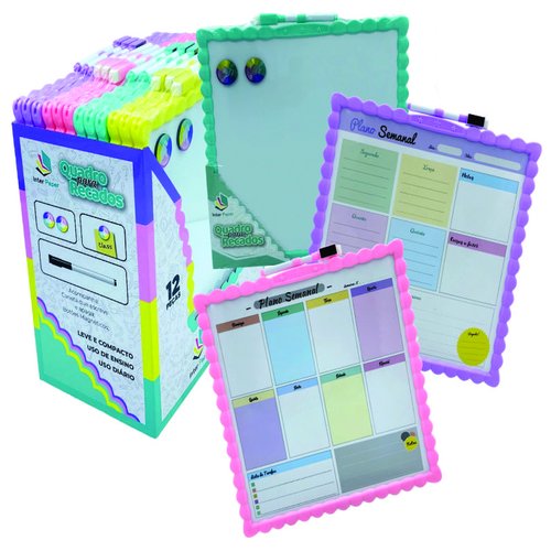 QUADRO PARA RECADOS DE PLASTICO PP. META