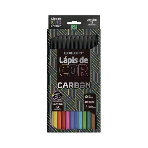 LAPIS DE COR CARBON 12 CORES