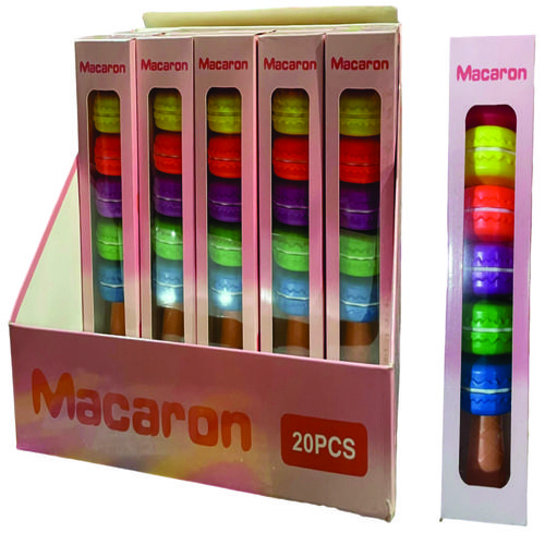 MARCA TEXTO EMPILHAVEL MACARON C/6