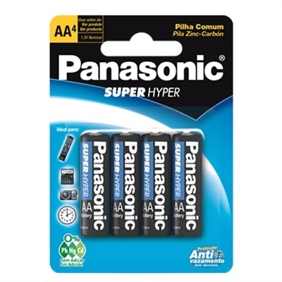 PILHA COM AA SM C4 PANASON