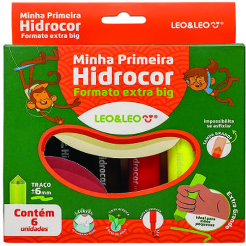 MINHA PRIMEIRA HIDROCOR EXTRA BIG - CAIX