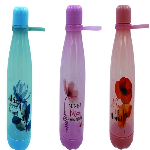 GARRAFA DE PLASTICO 600ML CX.72 REF.HG78