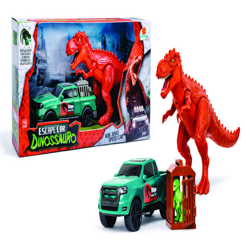 ESCAPE CAR DINOSSAURO ORANGE